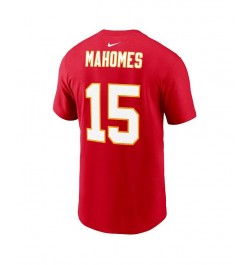 Men's Patrick Mahomes Red Kansas City Chiefs Super Bowl LVII Name and Number T-shirt $22.88 T-Shirts