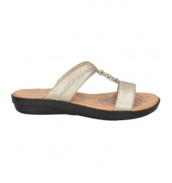 Women's Talia Slide Sandals Yellow $37.80 Shoes