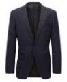 BOSS Men's Slim-Fit Sport Coat Blue $149.45 Blazers