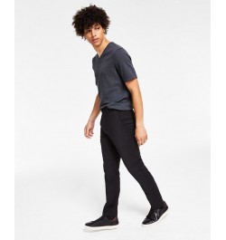 Men's Skinny-Fit Extra Slim Infinite Stretch Suit Pants Black $41.07 Suits