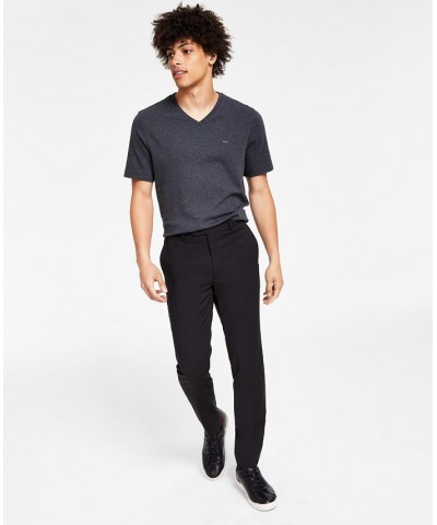 Men's Skinny-Fit Extra Slim Infinite Stretch Suit Pants Black $41.07 Suits