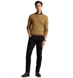 Men's Cotton Crewneck Sweater Tan/Beige $37.40 Sweaters