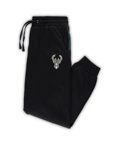 Men's Branded Black Milwaukee Bucks Big and Tall Jogger Pants $27.30 Pants