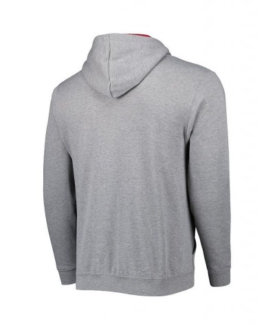 Men's Heathered Gray Oklahoma Sooners Arch & Team Logo 3.0 Pullover Hoodie $24.60 Sweatshirt