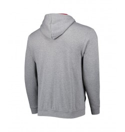 Men's Heathered Gray Oklahoma Sooners Arch & Team Logo 3.0 Pullover Hoodie $24.60 Sweatshirt