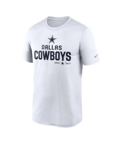 Men's White Dallas Cowboys Legend Community Performance T-shirt $22.00 T-Shirts