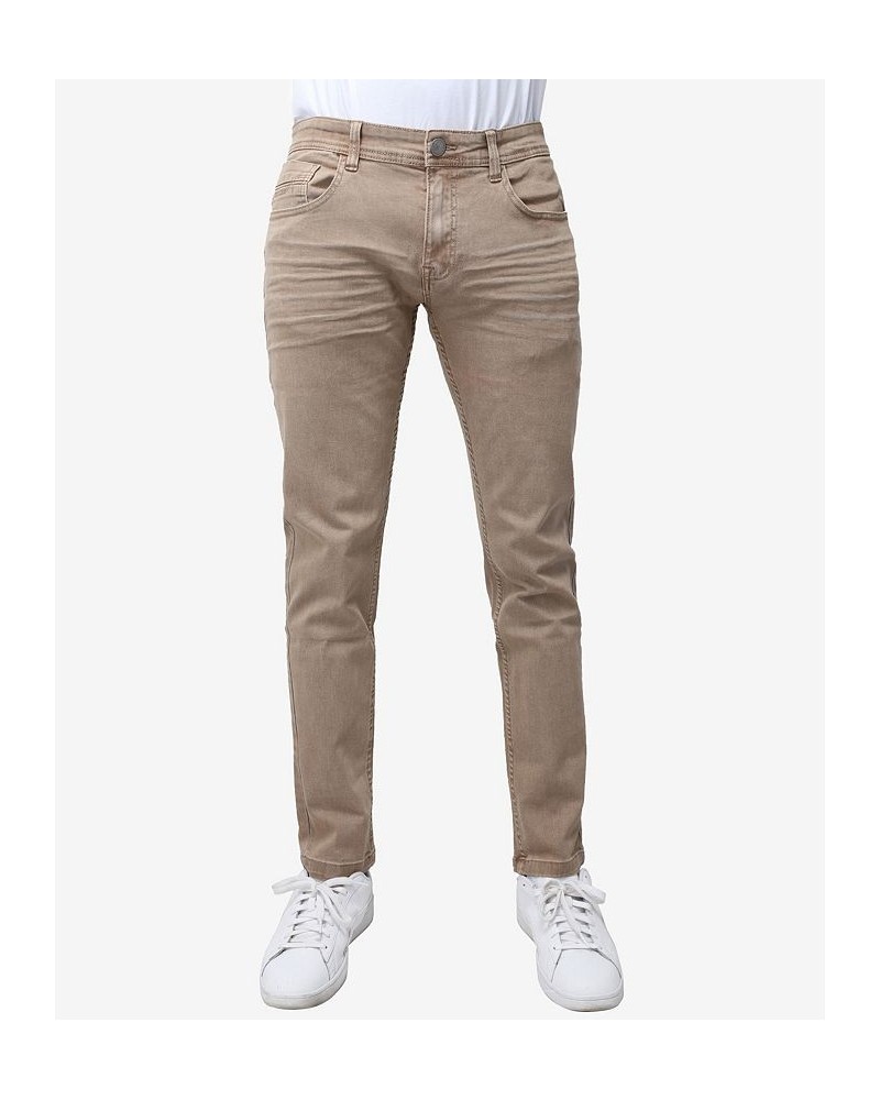 Men's Stretch Twill Colored Pants Tobacco $25.20 Pants