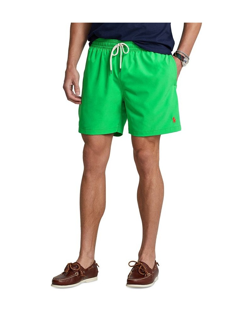 Men's 5-3/4-Inch Traveler Classic Swim Trunks PD03 $43.70 Swimsuits