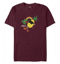 Men's NEFF Pineapple Rays Short Sleeve T-shirt Red $19.24 T-Shirts