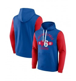 Men's Branded Royal, Red Philadelphia 76ers Big and Tall Bold Attack Pullover Hoodie $36.00 Sweatshirt