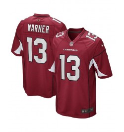 Men's Kurt Warner Cardinal Arizona Cardinals Game Retired Player Jersey $32.10 Jersey