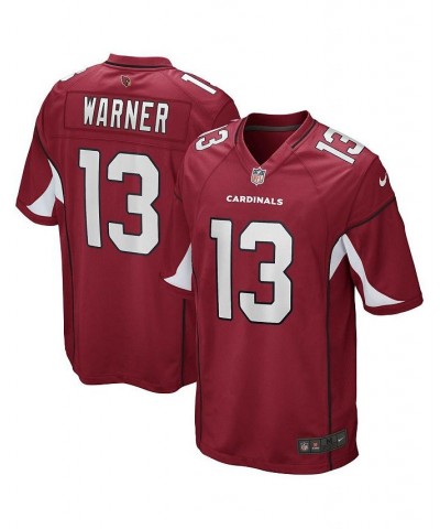 Men's Kurt Warner Cardinal Arizona Cardinals Game Retired Player Jersey $32.10 Jersey