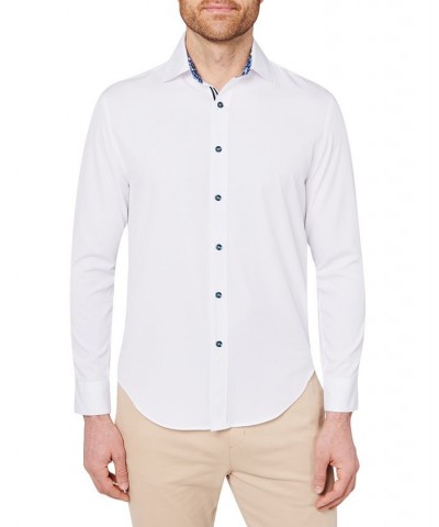 Men's Slim-Fit White Performance Shirt White $49.23 Shirts