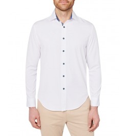 Men's Slim-Fit White Performance Shirt White $49.23 Shirts