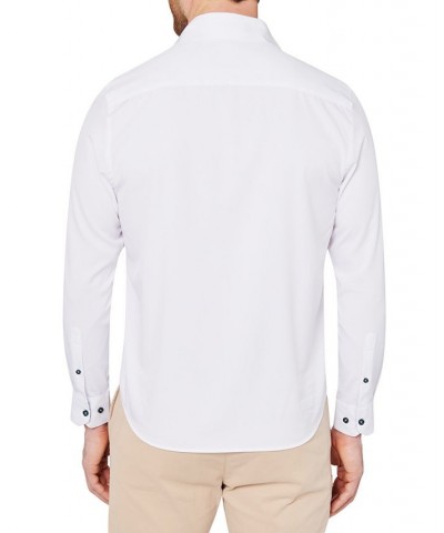 Men's Slim-Fit White Performance Shirt White $49.23 Shirts