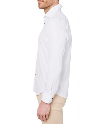 Men's Slim-Fit White Performance Shirt White $49.23 Shirts