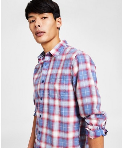 Men's Will Plaid Shirt Blue $14.30 Shirts