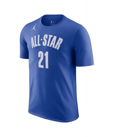 Men's Joel Embiid Blue 2023 NBA All-Star Game Name and Number T-shirt $18.00 T-Shirts