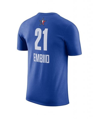 Men's Joel Embiid Blue 2023 NBA All-Star Game Name and Number T-shirt $18.00 T-Shirts