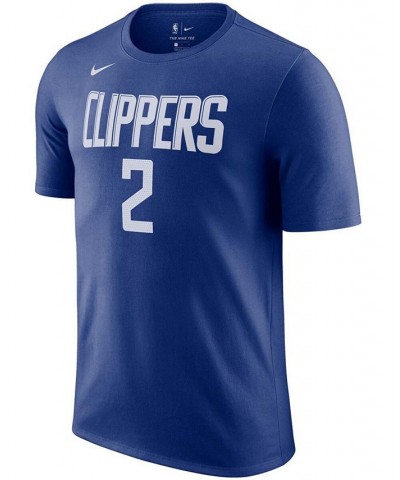 Men's Kawhi Leonard Royal La Clippers Name & Number T-shirt $15.12 T-Shirts