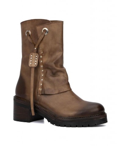 Women's Madeline Boot Tan/Beige $34.00 Shoes