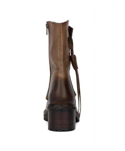 Women's Madeline Boot Tan/Beige $34.00 Shoes