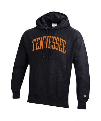 Men's Black Tennessee Volunteers Team Arch Reverse Weave Pullover Hoodie $52.24 Sweatshirt