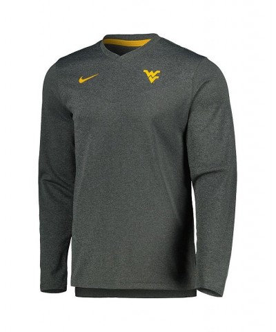 Men's Heather Charcoal West Virginia Mountaineers 2022 Coach Performance Long Sleeve V-Neck T-shirt $32.50 T-Shirts