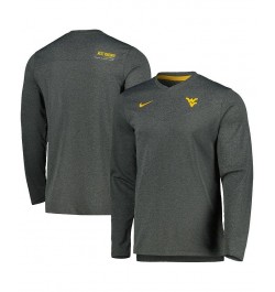 Men's Heather Charcoal West Virginia Mountaineers 2022 Coach Performance Long Sleeve V-Neck T-shirt $32.50 T-Shirts