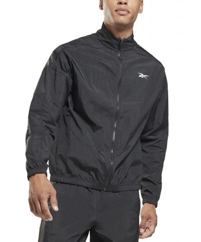 Men's Training Relaxed-Fit Performance Track Jacket Black $24.75 Jackets