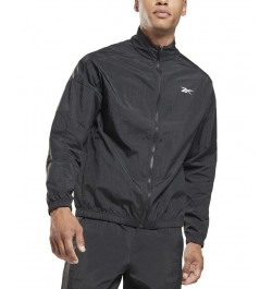 Men's Training Relaxed-Fit Performance Track Jacket Black $24.75 Jackets