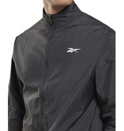 Men's Training Relaxed-Fit Performance Track Jacket Black $24.75 Jackets