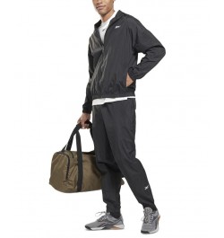 Men's Training Relaxed-Fit Performance Track Jacket Black $24.75 Jackets