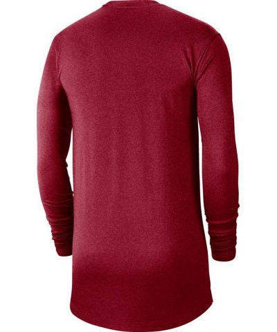 Men's Crimson Alabama Crimson Tide Textured Long Sleeve T-shirt $26.99 T-Shirts