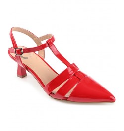 Women's Jazlynn T-Strap Heels PD05 $49.00 Shoes