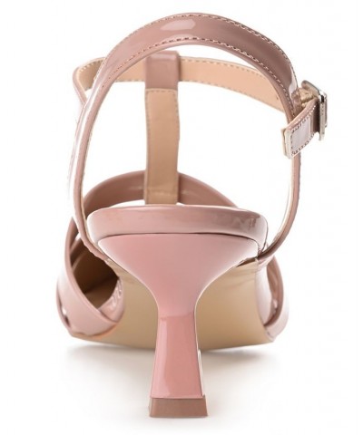 Women's Jazlynn T-Strap Heels PD05 $49.00 Shoes