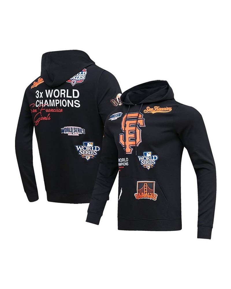 Men's Black San Francisco Giants Championship Pullover Hoodie $51.80 Sweatshirt