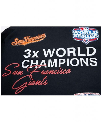 Men's Black San Francisco Giants Championship Pullover Hoodie $51.80 Sweatshirt