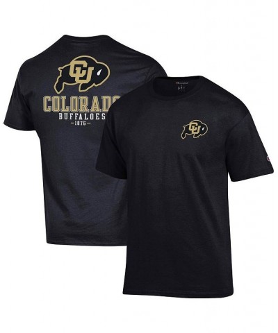 Men's Black Colorado Buffaloes Stack 2-Hit T-shirt $24.74 T-Shirts