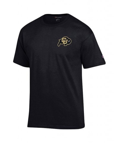 Men's Black Colorado Buffaloes Stack 2-Hit T-shirt $24.74 T-Shirts