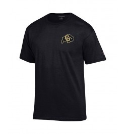 Men's Black Colorado Buffaloes Stack 2-Hit T-shirt $24.74 T-Shirts