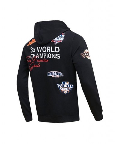 Men's Black San Francisco Giants Championship Pullover Hoodie $51.80 Sweatshirt