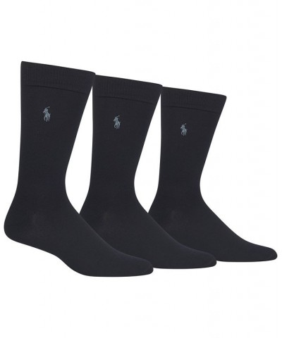 Men's 3 Pack Super-Soft Dress Socks Blue $20.40 Socks