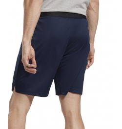 Men's Training Moisture-Wicking Knit Shorts Blue $21.03 Shorts