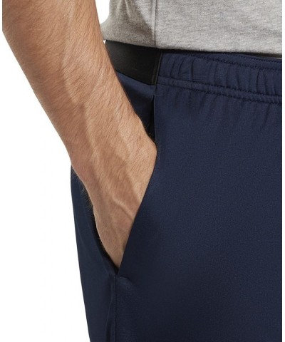 Men's Training Moisture-Wicking Knit Shorts Blue $21.03 Shorts