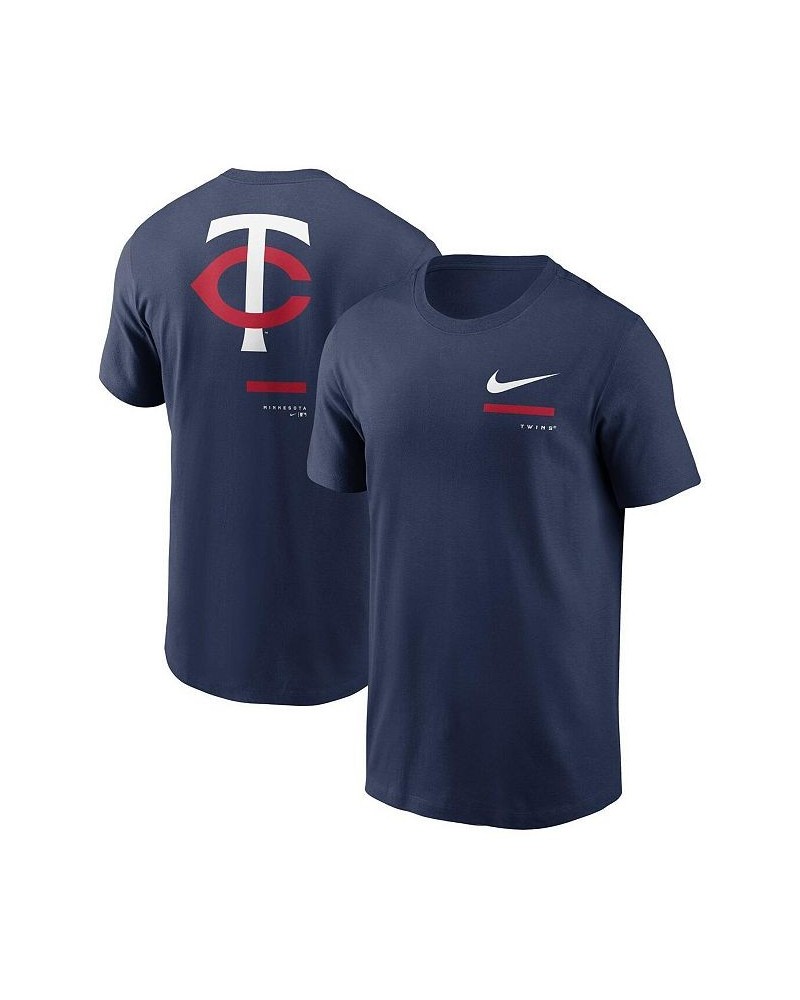 Men's Navy Minnesota Twins Over the Shoulder T-shirt $22.50 T-Shirts