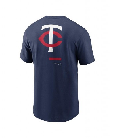 Men's Navy Minnesota Twins Over the Shoulder T-shirt $22.50 T-Shirts