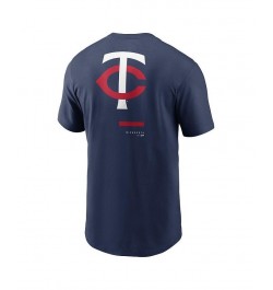 Men's Navy Minnesota Twins Over the Shoulder T-shirt $22.50 T-Shirts