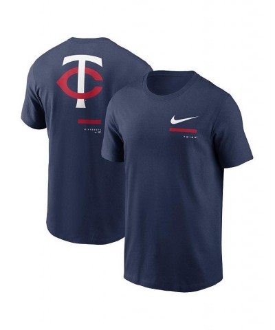 Men's Navy Minnesota Twins Over the Shoulder T-shirt $22.50 T-Shirts