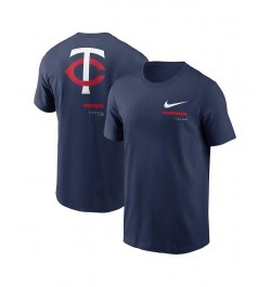 Men's Navy Minnesota Twins Over the Shoulder T-shirt $22.50 T-Shirts